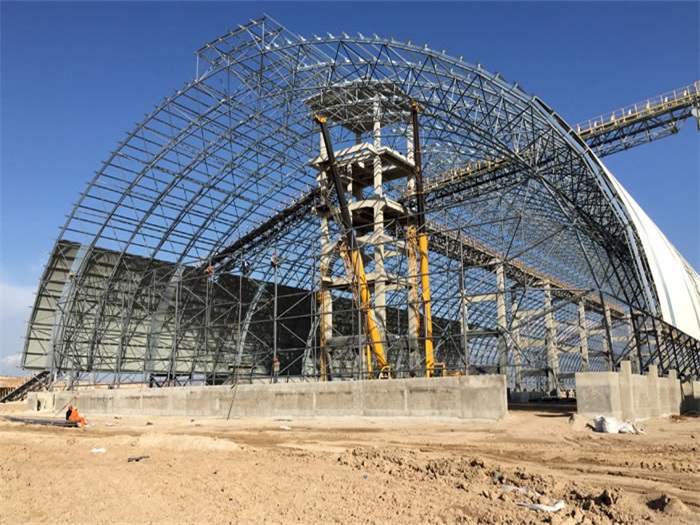 达州煤机油桶翘工程网架